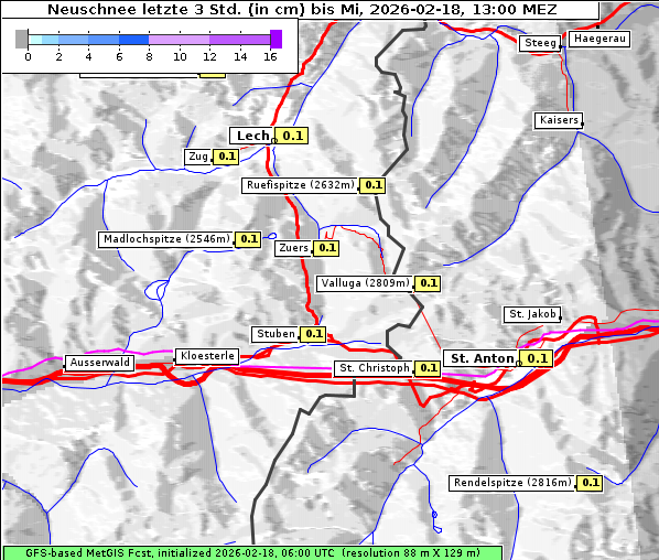 Neuschnee, 18. 2. 2026