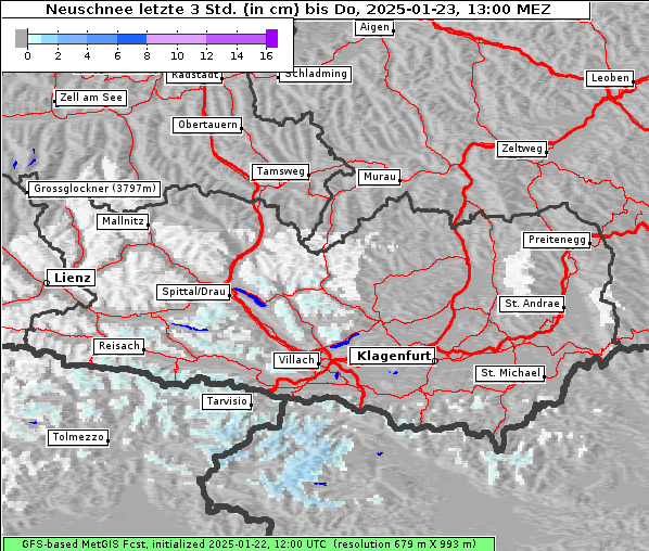 Neuschnee, 23. 1. 2025