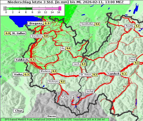 Niederschlag, 11. 2. 2026