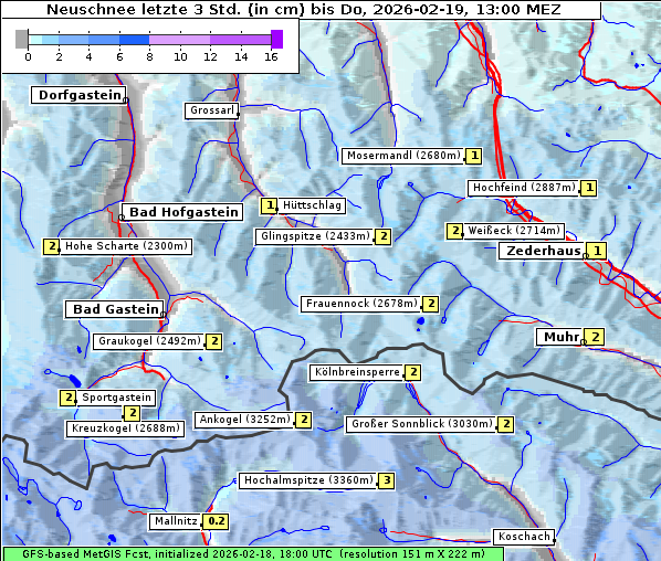 Neuschnee, 19. 2. 2026
