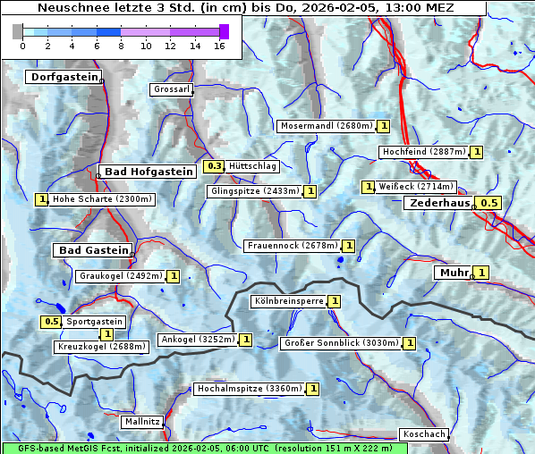 Neuschnee, 5. 2. 2026