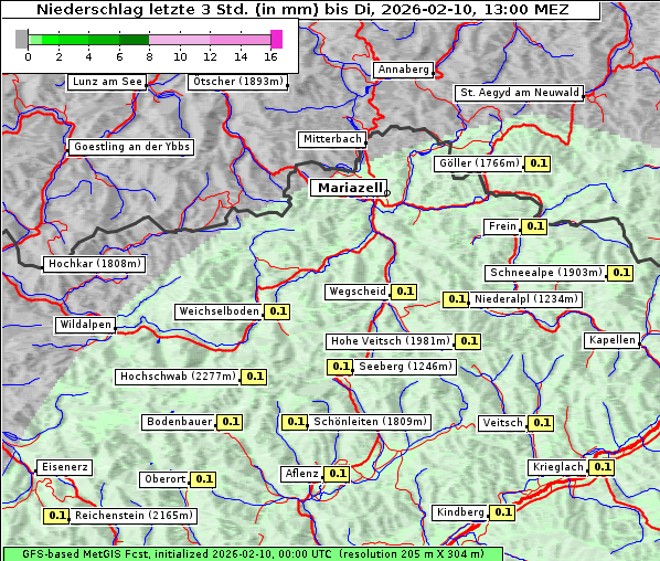 Niederschlag, 10. 2. 2026