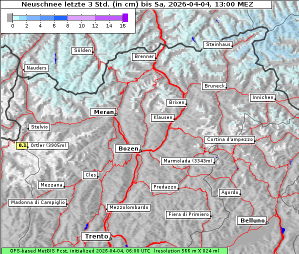 Neuschnee, 4. 4. 2026