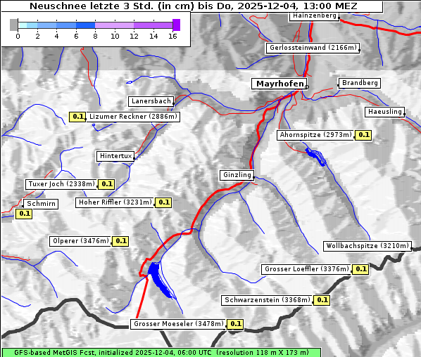Neuschnee, 4. 12. 2025