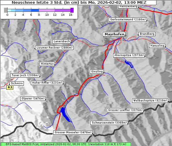 Neuschnee, 2. 2. 2026