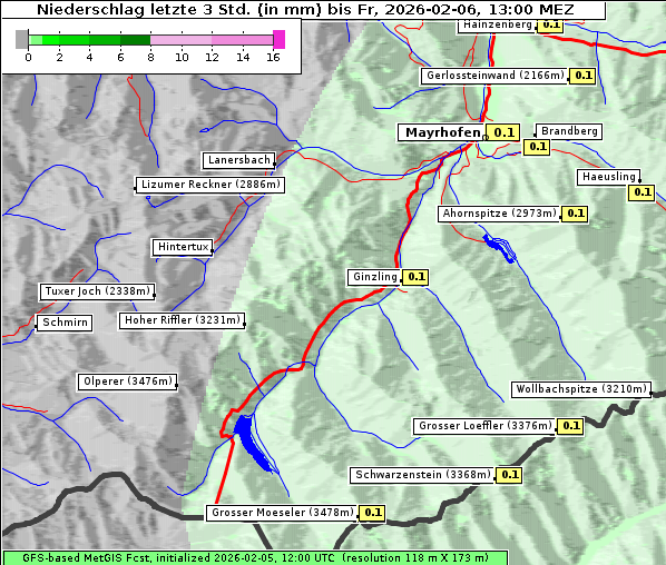 Niederschlag, 6. 2. 2026