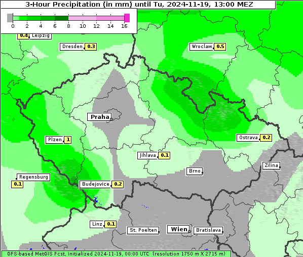 Niederschlag, 19. 11. 2024