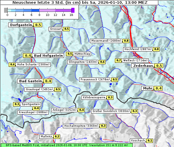 Neuschnee, 10. 1. 2026