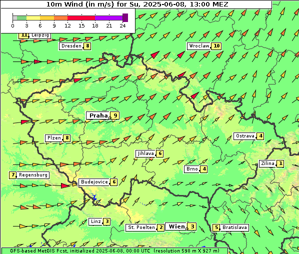 Wind, 8. 6. 2025