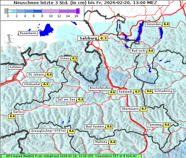Neuschnee, 20. 2. 2026