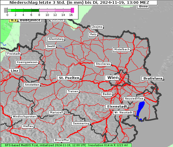 Niederschlag, 19. 11. 2024
