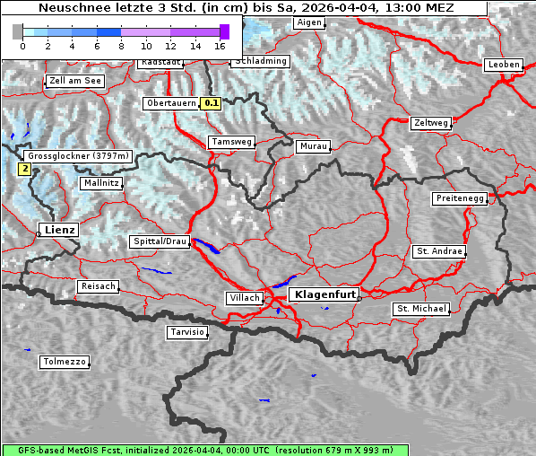 Neuschnee, 4. 4. 2026