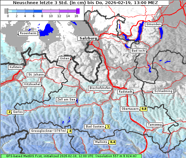 Neuschnee, 19. 2. 2026