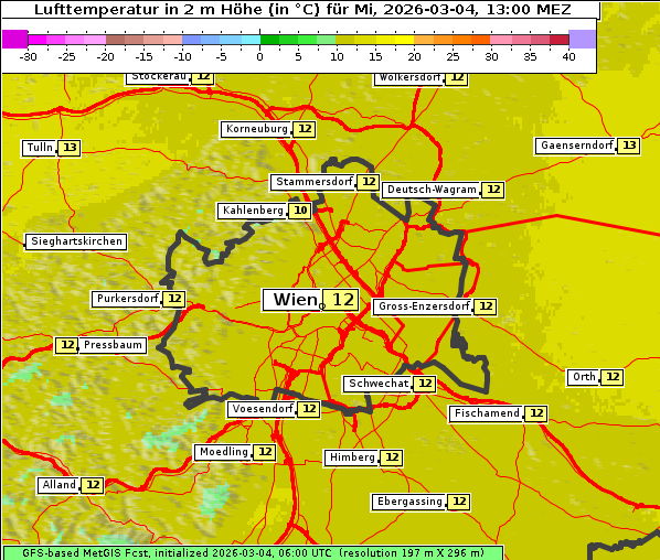 Temperatur, 4. 3. 2026