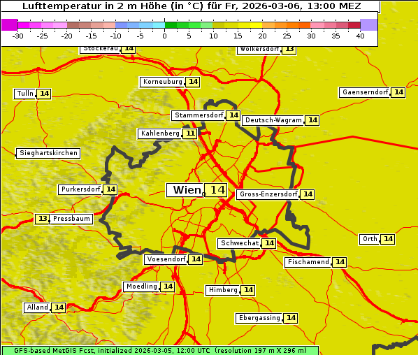 Temperatur, 6. 3. 2026