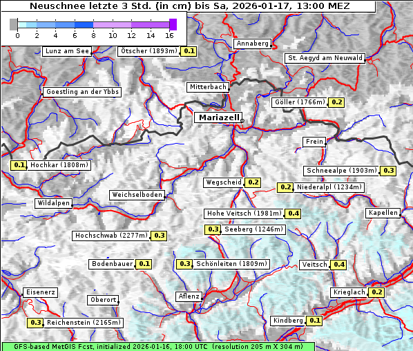 Neuschnee, 17. 1. 2026