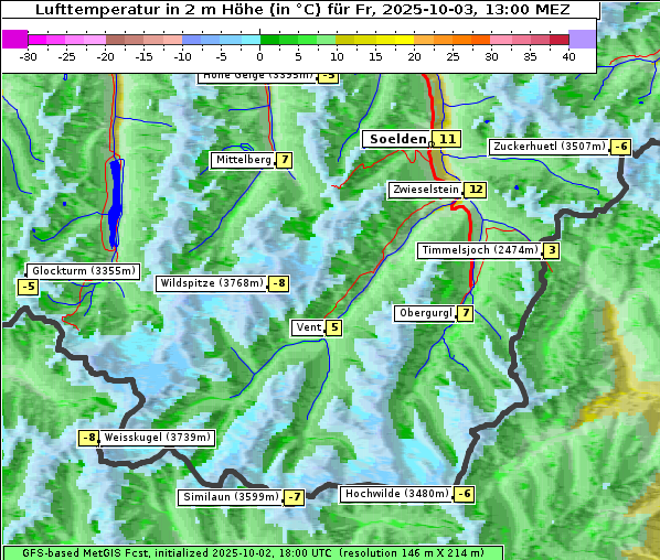Temperatur, 3. 10. 2025