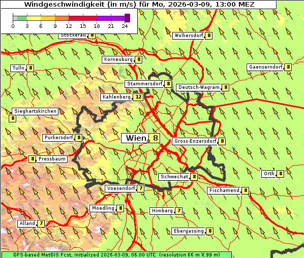 Wind, 9. 3. 2026