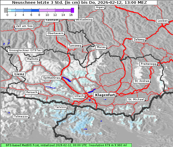 Neuschnee, 12. 2. 2026