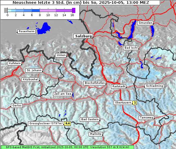 Neuschnee, 5. 10. 2025