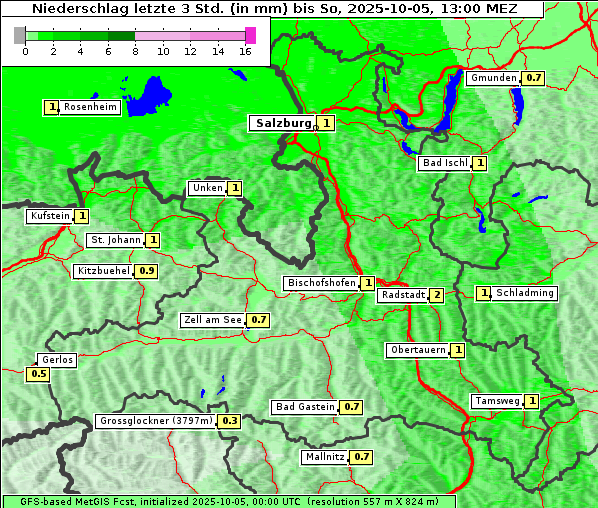 Niederschlag, 5. 10. 2025