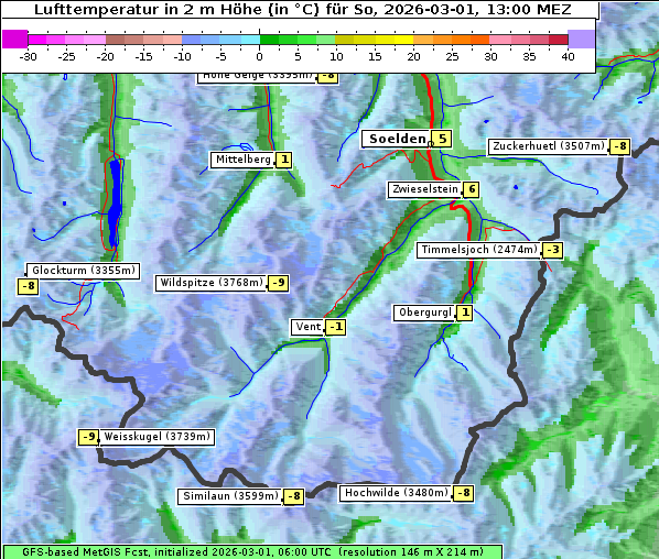 Temperatur, 1. 3. 2026