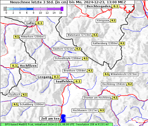 Neuschnee, 23. 12. 2024