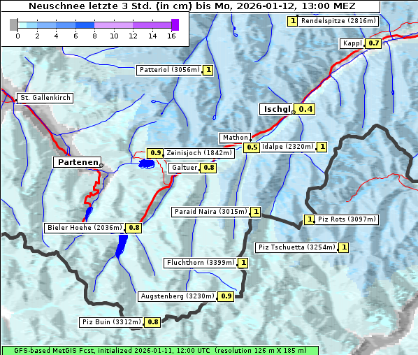 Neuschnee, 12. 1. 2026