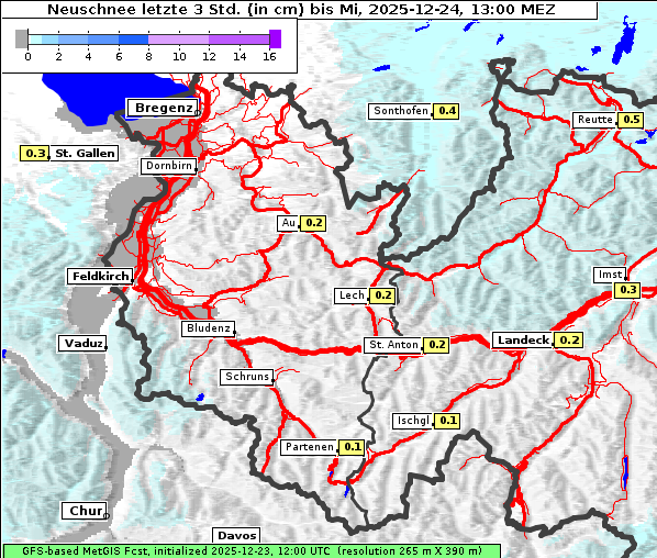 Neuschnee, 24. 12. 2025
