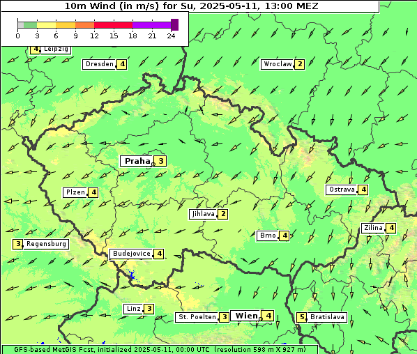 Wind, 11. 5. 2025