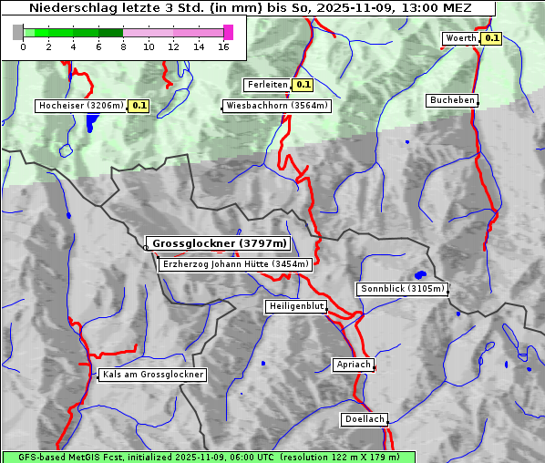 Niederschlag, 9. 11. 2025