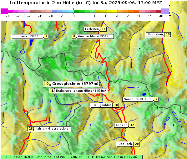 Temperatur, 6. 9. 2025