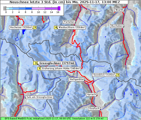 Neuschnee, 17. 11. 2025