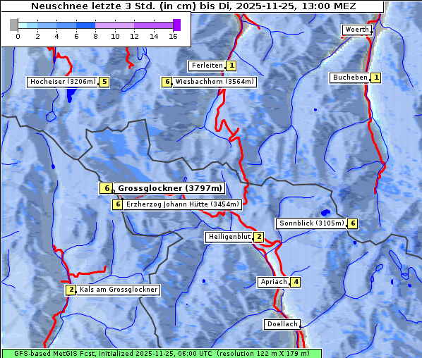 Neuschnee, 25. 11. 2025