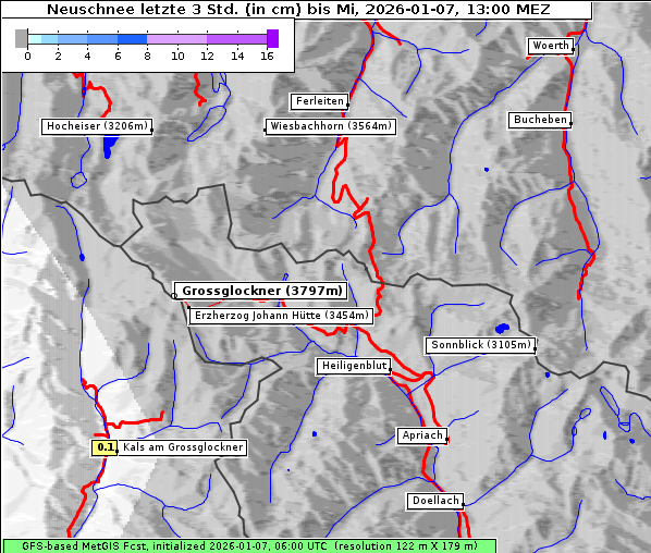 Neuschnee, 7. 1. 2026