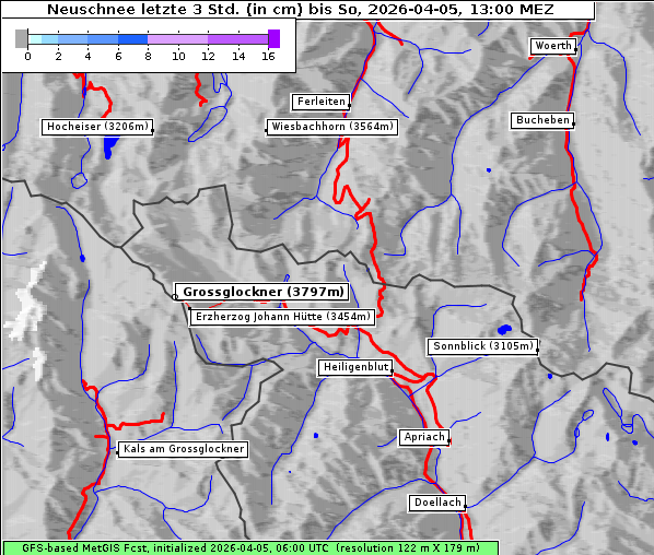 Neuschnee, 5. 4. 2026