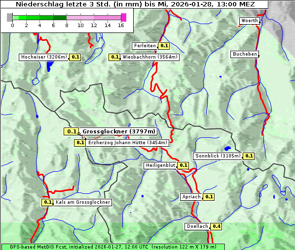 Niederschlag, 28. 1. 2026