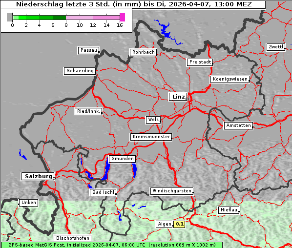 Niederschlag, 7. 4. 2026