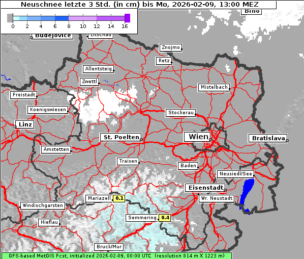 Neuschnee, 9. 2. 2026
