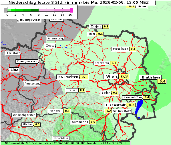 Niederschlag, 9. 2. 2026