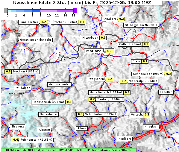 Neuschnee, 5. 12. 2025