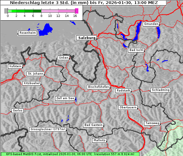 Niederschlag, 30. 1. 2026