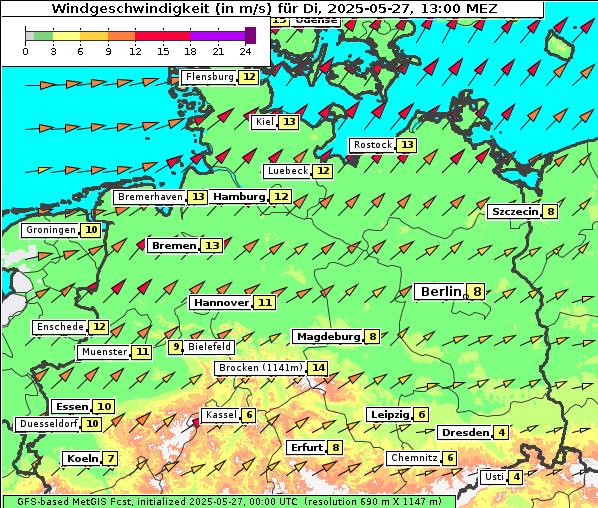 Wind, 27. 5. 2025