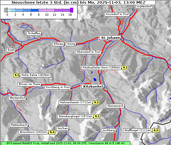 Neuschnee, 3. 11. 2025