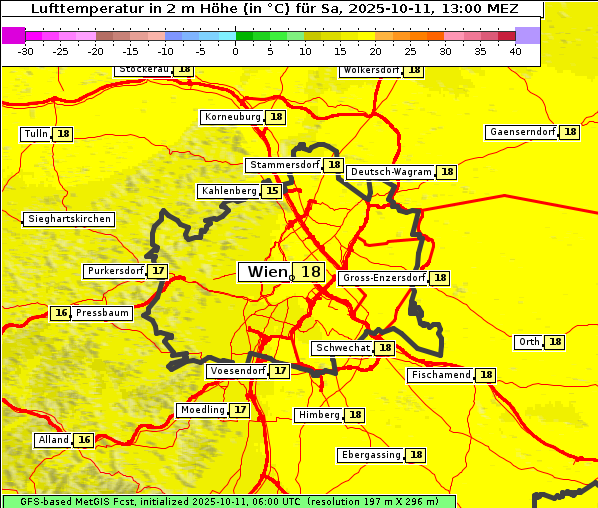 Temperatur, 11. 10. 2025
