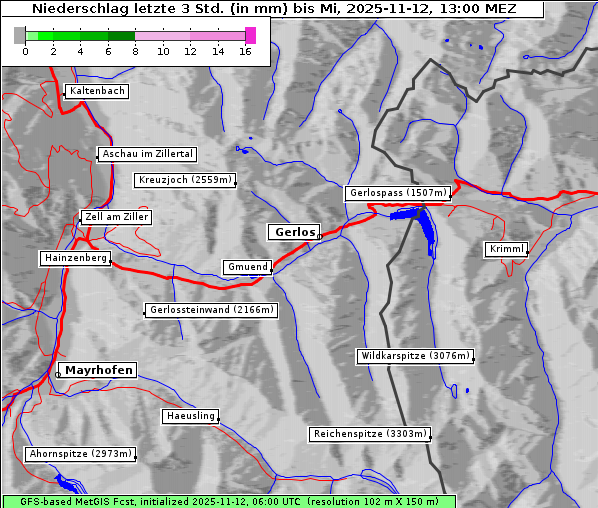 Niederschlag, 12. 11. 2025