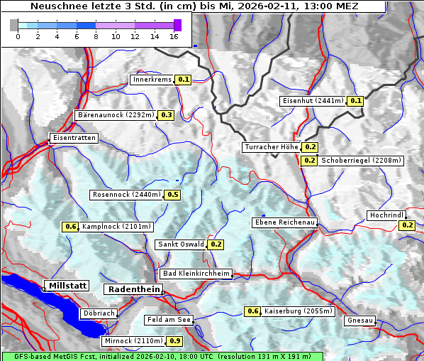 Neuschnee, 11. 2. 2026