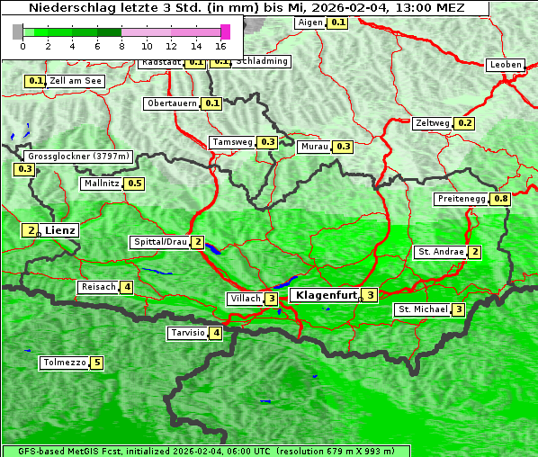 Niederschlag, 4. 2. 2026