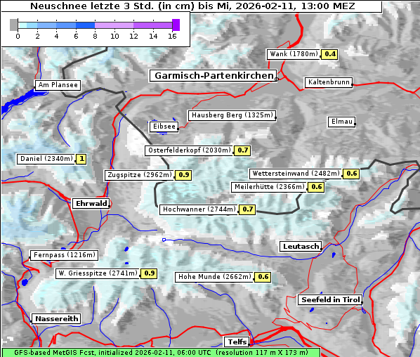 Neuschnee, 11. 2. 2026
