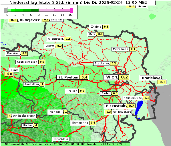 Niederschlag, 24. 2. 2026
